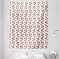 thumbnail image 1 of Magnolia Tapestry, Natural Blossoming Garden on Off White Background Feminine, Fabric Wall Hanging Decor for Bedroom Living Room Dorm, 5 Sizes, Warm Taupe Pale Pink, by Ambesonne, 1 of 1