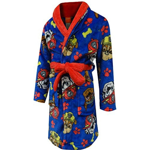 Nickelodeon Paw Patrol Plush Toddler Robe for Little Boys (3T