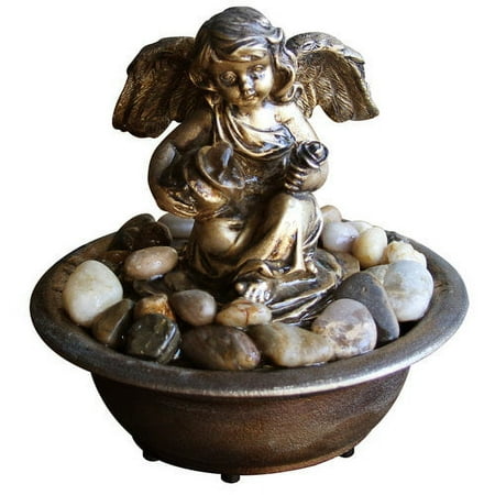 Newport Coast Collections Angel Holiday Fountain