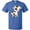 Royal Blue, variant on Inktastic Cute White Holstein Cow with Brown Spots T-Shirt
