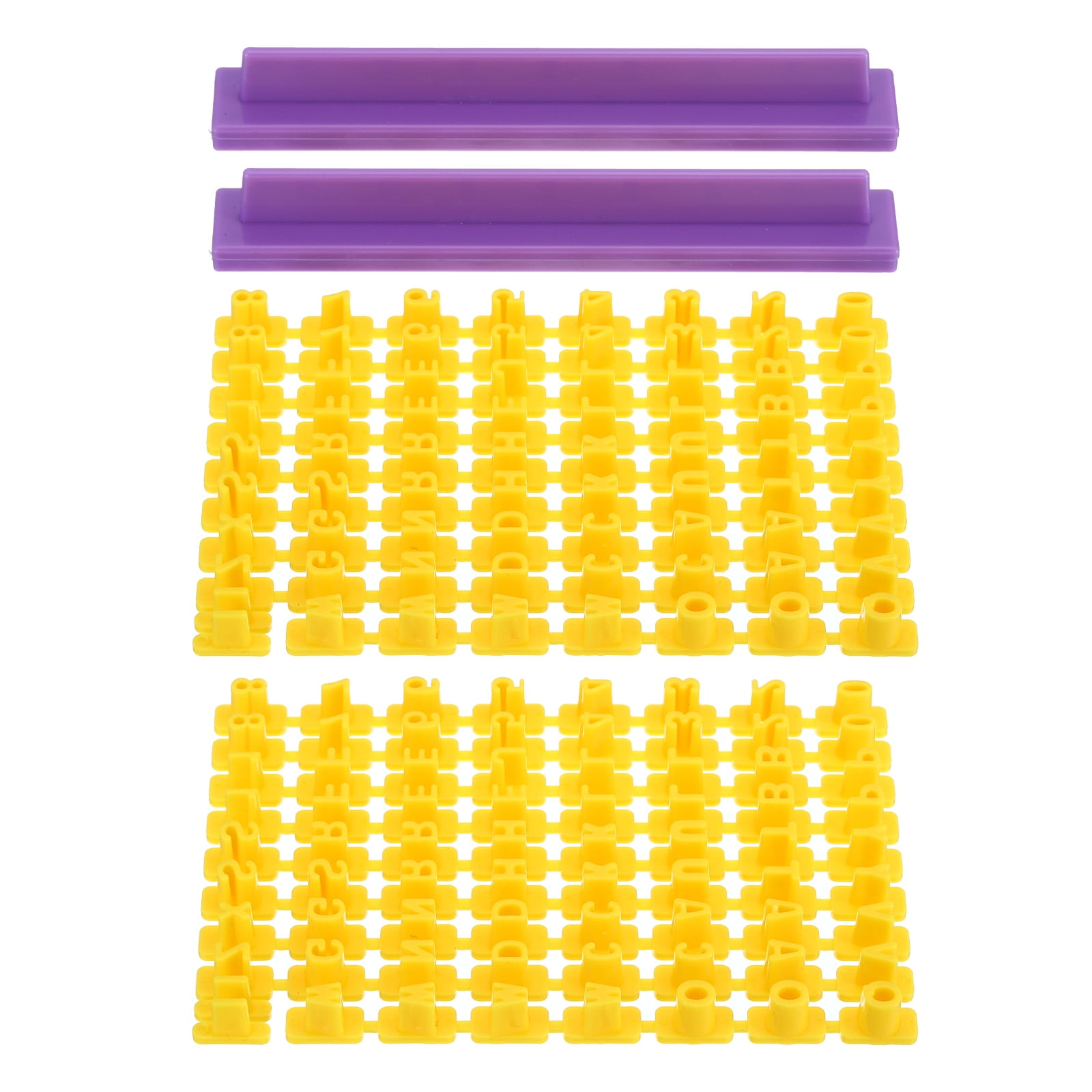 Kit De Tampons Lettres Et Chiffres En Bois – Avec Encreur Et Boîte De Rangement Pour Argile, Cartes, Scrapbooking