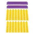 thumbnail image 1 of Unique Bargains Timbres Lettres en Pâte Polymère, 144 Pcs Timbres Alphabet en Pâte Découpoirs de Chiffres Motifs Réutilisables pour Pâte Polymère Noël, 1 of 7