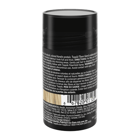 Toppik Hair Building Fibers, Light Blonde, 12g | Fill In Fine or Thinning Hair | Instantly Thicker, Fuller Looking Hair | 9 Shades for Men Women