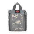 thumbnail image 2 of Paquete de supervivencia de emergencia bolsa médica con 2 pliegues múltiples bandas elásticas bolsillos anchos múltiples compartimentos portátiles para almacenamiento para ANGGREK Otros, 2 of 8