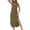 A Khaki, variant on Ygbgbb Women's Lightweight Summer Dress Casual Loose Beach Sundresses V Neck Sleeveless Dresses Fashion Print Graphic Maxi Dress Multicolor XXL