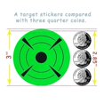 thumbnail image 2 of 3 Inch Round Adhesive Target Pasters Fluorescent Shooting Targets Stickers Target Dots for Shooting Total 150 Pcs, 2 of 2