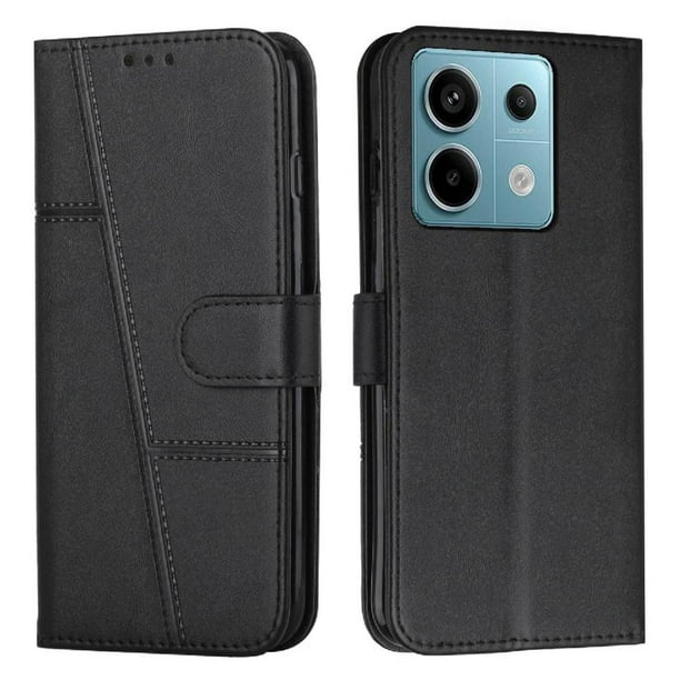 Funda Flip para FOXDOCK Xiaomi Redmi Note 13 pro – Carcasa delgada y resistente a impactos con soporte para uso diario y profesional