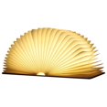 thumbnail image 3 of Wooden Folding Book Lamp Warm Light 10x8x2.5cm_Special Gift, 3 of 3