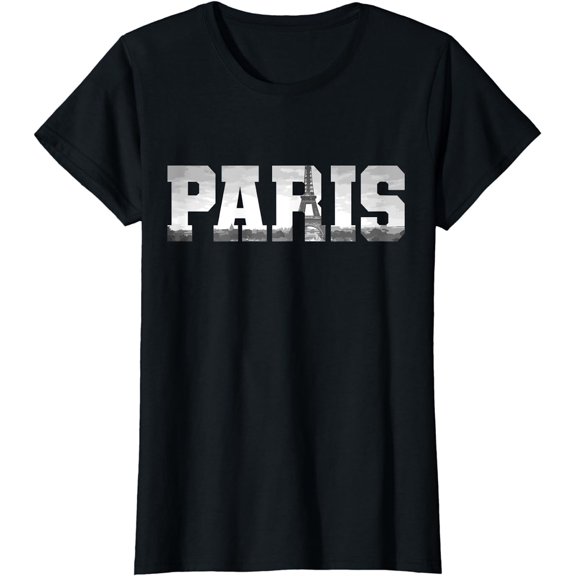 Paris Skyline France French Eiffel Tower Vintage Paris T-Shirt