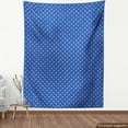 thumbnail image 3 of Abstract Fabric by the Yard Upholstery, Continuous Pattern with Floral Stars, Decorative Fabric for DIY and Home Accents, Sky Blue Violet Blue by Ambesonne, 3 of 4