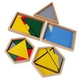 thumbnail image 1 of Vogacara Constructive Triangles Triangle Matching Toy Infant Kids Early Learning Toy Juguetes, 1 of 1
