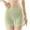 Green, variant on Wdfiry Women's Cotton Boxers Underwear Solid Color Under Dress Panties High Waist Seamless Breathable Underpants