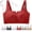 Red, variant on Custom-Lift Bust Shaping Bra,2026 Wireless Comfy Push Up Bras, Full Coverage Floral Push-Up Bras Red L