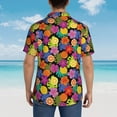 thumbnail image 6 of Xecao Hawaiian Style print Hawaiian shirt - a stylish short-sleeve button-down for men, perfect for casual beach and tropical outings., 6 of 9
