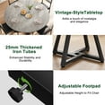 thumbnail image 3 of Anyact 42in Round Dining Table for 4, Kitchen Dining Room Circle Dinner Pedestal Table,Kitcen Table Sturdy Wood Kitchen & Dining Room Furniture, Gray(Only table), 3 of 8