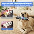 thumbnail image 4 of Allcoke Rope Triple-Ring Dog Toy - Small/Medium Dogs, Tough & Tug-Resistant, Flexible Links, Indoor/Outdoor, Durable & Easy Care, 4 of 6