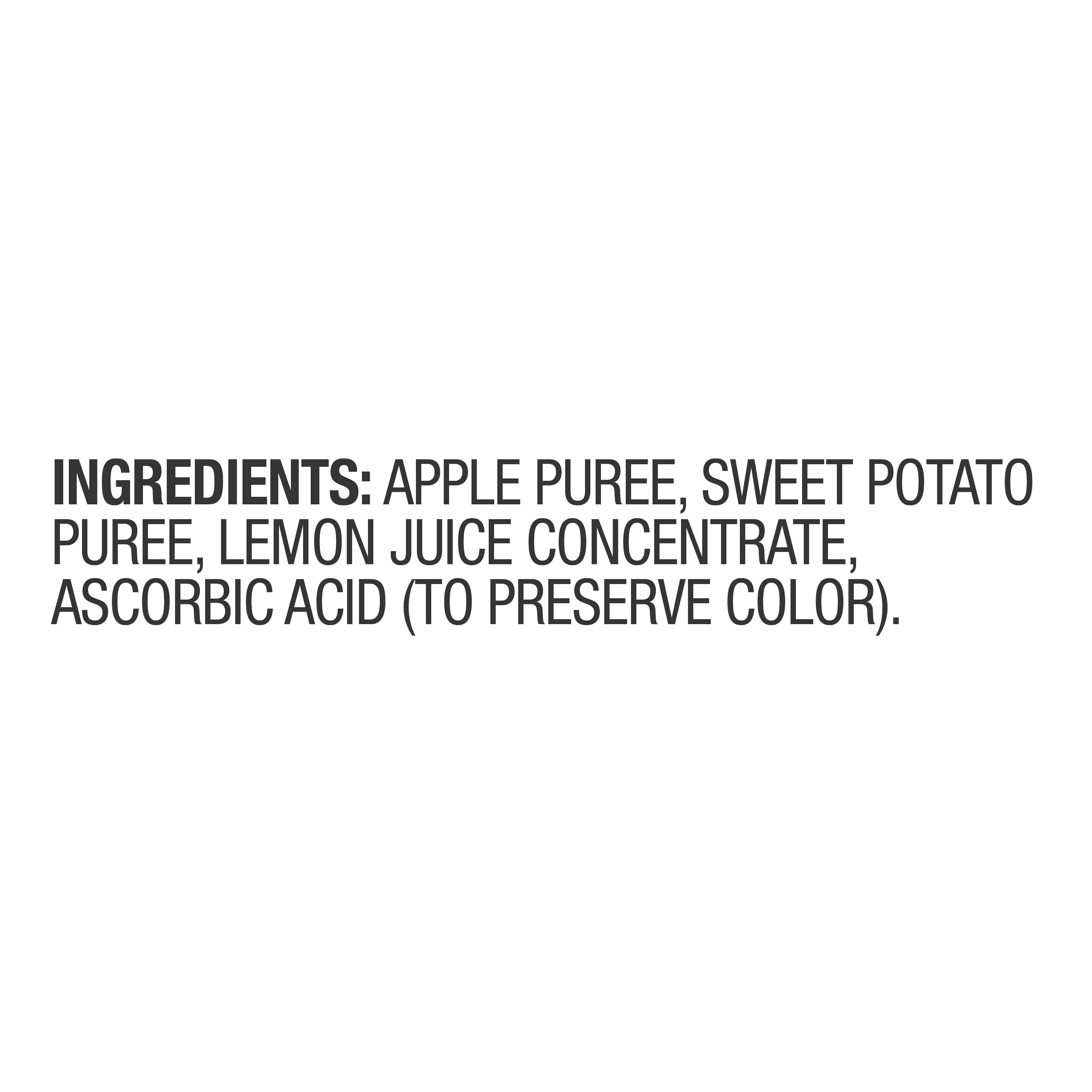 Comida para bebé Etapa 2 de Parent's Choice, Puré de manzana y batata, bolsa de 4 oz 6