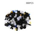 thumbnail image 1 of Labymos Car Body Plastic Push Pin Rivet Fasteners Trim Moulding Clip Assortments Kit, 1 of 8