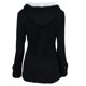 thumbnail image 4 of Mujeres Casual Manga Larga Raya Patchwork Largo Cardigan Tops Blusa Abrigo Fridja  BV0+4074, 4 of 4