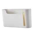 thumbnail image 2 of Organizador de bolsas de comestibles, soporte de bolsas de plástico, soporte de caja de almacenamiento, para cocina casera blanco perfecl Estante colgante, 2 of 8