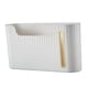 thumbnail image 2 of Caja de almacenamiento de Bolsas de basura Macarena Soporte para Bolsas de plástico para baño blanco Estante colgante, 2 of 8
