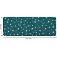 thumbnail image 7 of Teal Christmas Star Pattern Kitchen Rug Mat,Kitchen Runner Rugs Non Skid Washable,Decorative Kitchen Floor Mats for Kitchen,Sink,Laundry,17"x47.2", 7 of 7