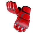 thumbnail image 2 of Gants de Combat Demi-Doigt Boxe Demi-Doigt Gants de Kickboxing avec Bracelet Réglable pour Hommes Femmes Style Griffe de Tigre Rouge, 2 of 9