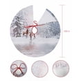 thumbnail image 7 of Christmas Elk Christmas Tree Skirt 48 Inches Large Christmas Skirt Tree, Winter Snowflake Xmas Tree Deer Tree Skirt Christmas Decorations for Fireplace Party Holidays Indoor Outdoor, 7 of 7