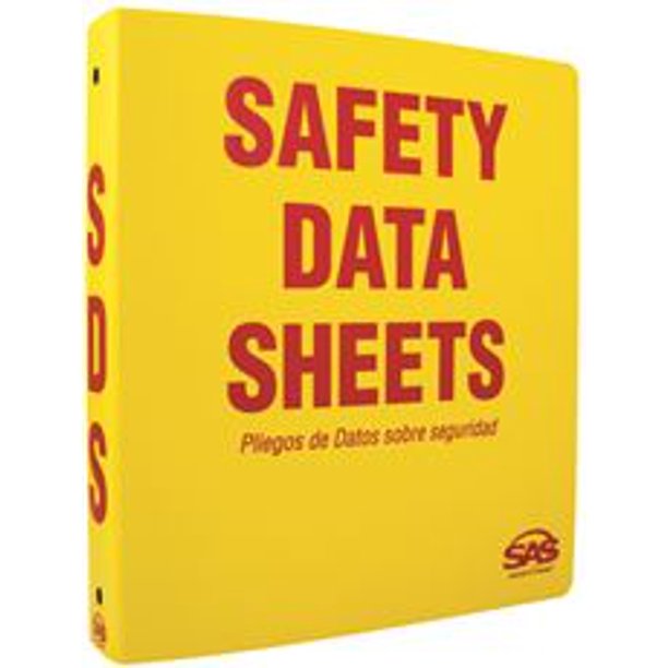 SAS SAFETY SDS COMPLIANCE BINDER, 1.5 IN.
