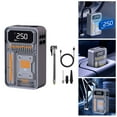 thumbnail image 1 of Outdoor Portable Inflator For Tires Versatile Air Compressor For Cars And Powerful Battery Operated Air With LED Light And Power Bank Functionality, 1 of 9