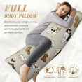 thumbnail image 4 of Naloa Dog Animal Super Soft 20x60 Body Pillow Case,Long Side Hidden Zipper（PILLOWS ARE NOT INCLUDED）, 4 of 6