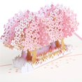 thumbnail image 4 of Tarjeta Emergente De Flor De Cerezo 3D Tarjeta De Felicitación De Mar De Flor Tridimensional Papel Romántico Sakura Tarjeta De San Valentín Para El Festival De Regalos De San Valentín Postal Cateissary HA025884-01, 4 of 7
