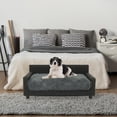 thumbnail image 4 of Club Nine Pets Metro Orthopedic Dog Bed, Sofa Style, Large, Grey., 4 of 7
