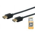 thumbnail image 2 of Monoprice HDMI Cable - 1 Feet - Black| Certified Premium, 4K@60Hz, HDR, 18Gbps, 36AWG, YUV, 4:4:4, Compatible with UHD TV and More - Ultra Slim Series, 2 of 5