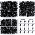 thumbnail image 3 of Three-layer Boxed 700/745PCS Car Buckle Body Panel Lining Main Body Bumper Rivet Combination Suit- week, 3 of 5