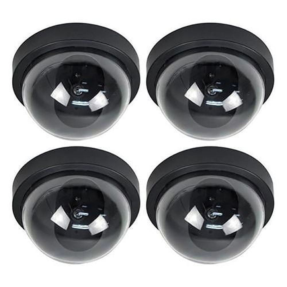 SPRING PARK 1 Piece Fake Dummy Surveillance Home Dome Security Camera CCTV with Red Flashing Light