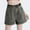 Army Green, variant on Crunowin Jean Shorts for Women Spring Summer High Waisted Denim Shorts Gray Size M