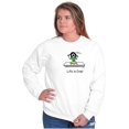 thumbnail image 3 of Out Of Chocolate Chocoholic Funny Women Plus Size Crewneck Sweatshirt Brisco Brands 5X, 3 of 4
