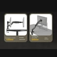 thumbnail image 5 of H180 Desktop Spring Monitor Arm 17-30inch Dual Monitor Holder Mount Arm Full Motion Display Stand Loading 2-9 Kgs, 5 of 5