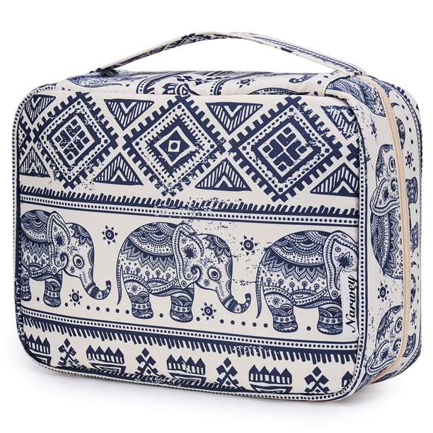 Neceser de viaje Narwey Small para mujer, impermeable, de nailon