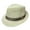 Beige, variant on Unisex Short Brim Fedora - Hats for Men & Women + Panama Hats & Straw Hats