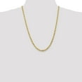 thumbnail image 2 of 10k Yellow Gold 4.5mm Rope Chain Necklace Pendant Charm, 2 of 9