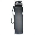 thumbnail image 2 of Botella de agua potable deportiva de gran capacidad, taza de viaje en bicicleta portátil a prueba de fugas, 1L, gris, 2 of 3
