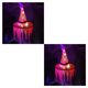 thumbnail image 4 of Moyic Sombrero Fiesta de Halloween Decoración Sombrero Colgante Brillante Iluminación LED Gorra Festival Prop para Home Bar, Rojo Type2 NO2, 4 of 6