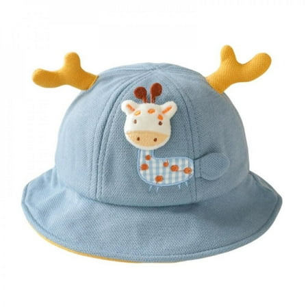

Malisata Bobora Toddler Infant Baby Girls Boys Bucket Hats Cute Protection Fisherman Hats with Deer Antlers