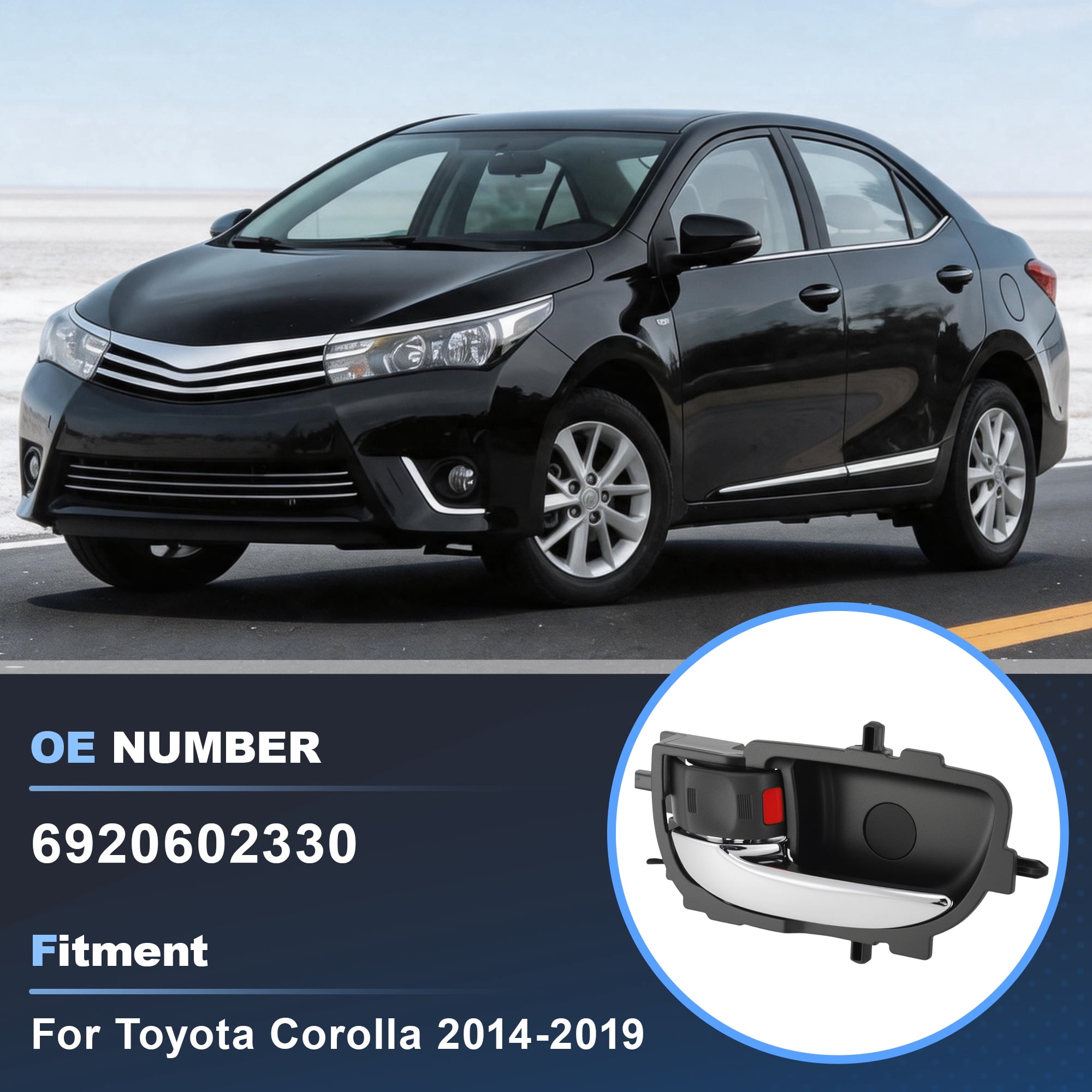 Unique Bargains 6920602330 Car Interior Door Handle for Toyota Corolla 2014-2019