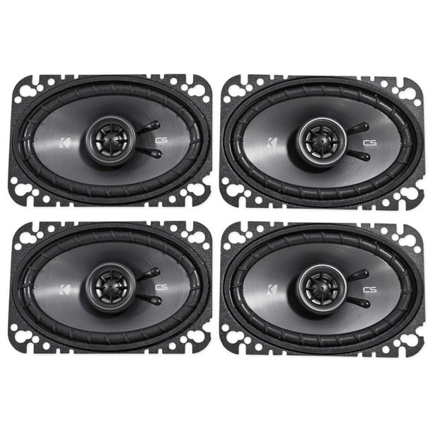 (4) KICKER 43CSC464 4"x6" 4x6 600 Watt 4Ohm 2Way Car Audio Speakers CSC464
