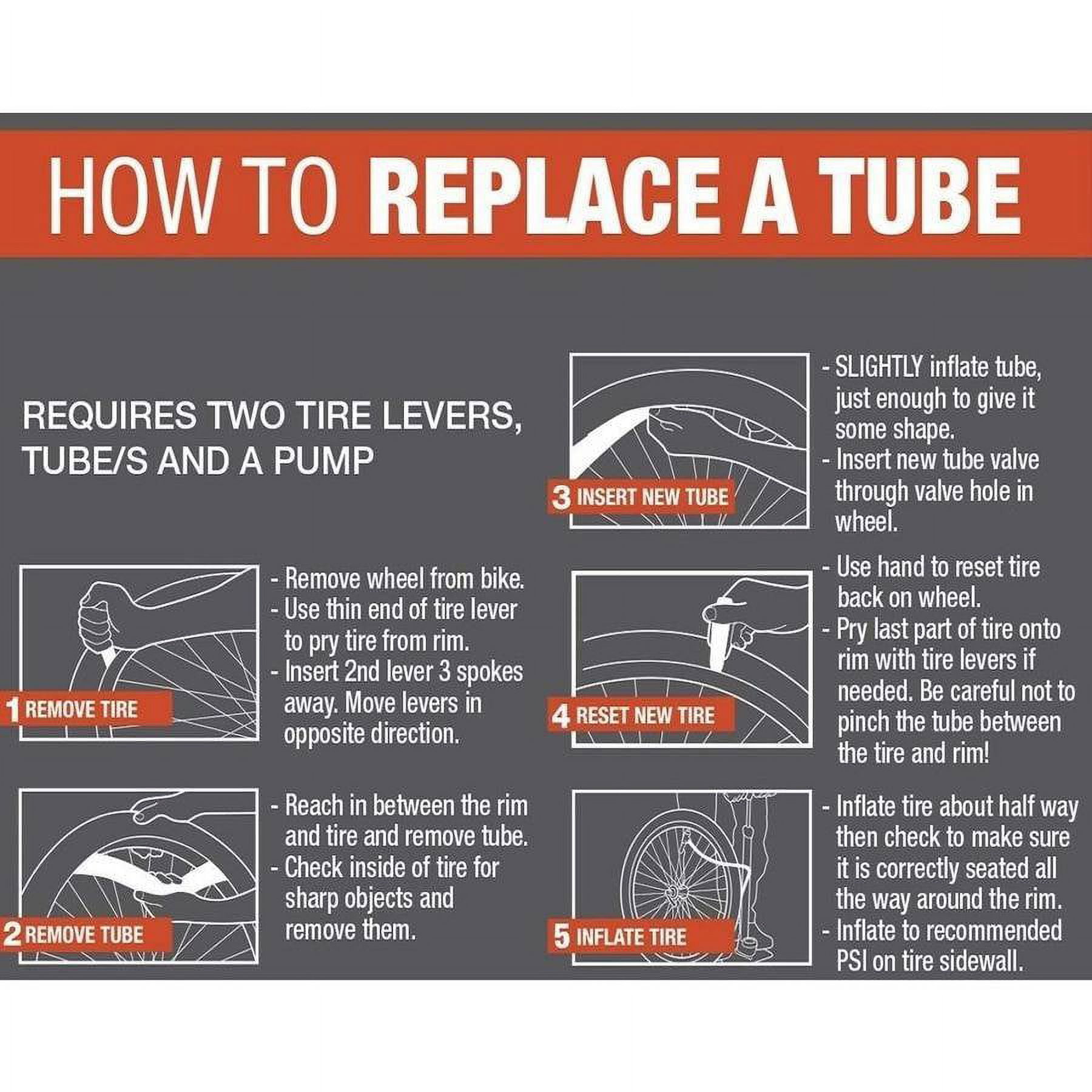 Bell Schrader Valve Bicycle Inner Tube, 26" x 1.75-2.25", 4-Pack