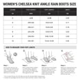 thumbnail image 6 of Waterproof Women's Ankle Boots with Fashion Lug Sole Low Chunky Heel,Black,Size 8, 6 of 9