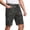 06# Dark Gray, variant on Tactical Cargo Shorts for Men Outdoor Chino Durable Hiking Shorts Summer Stretch Waist Camouflage Short with Pockets (No Belt) Dark Gray XL